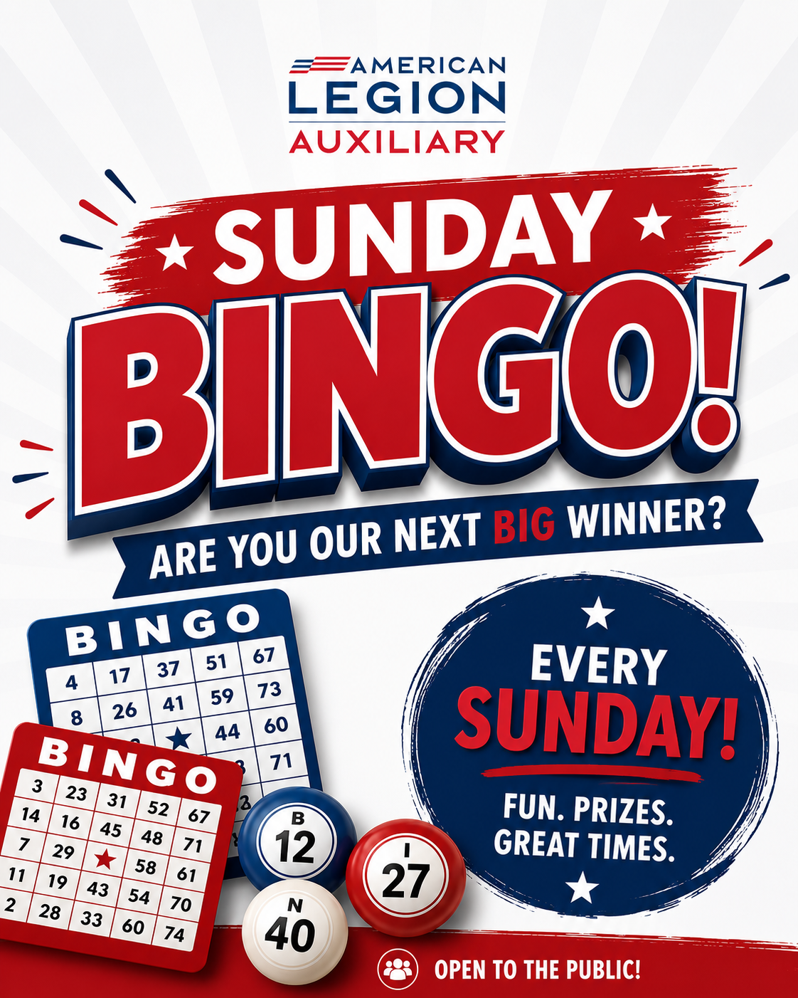 Sunday Bingo